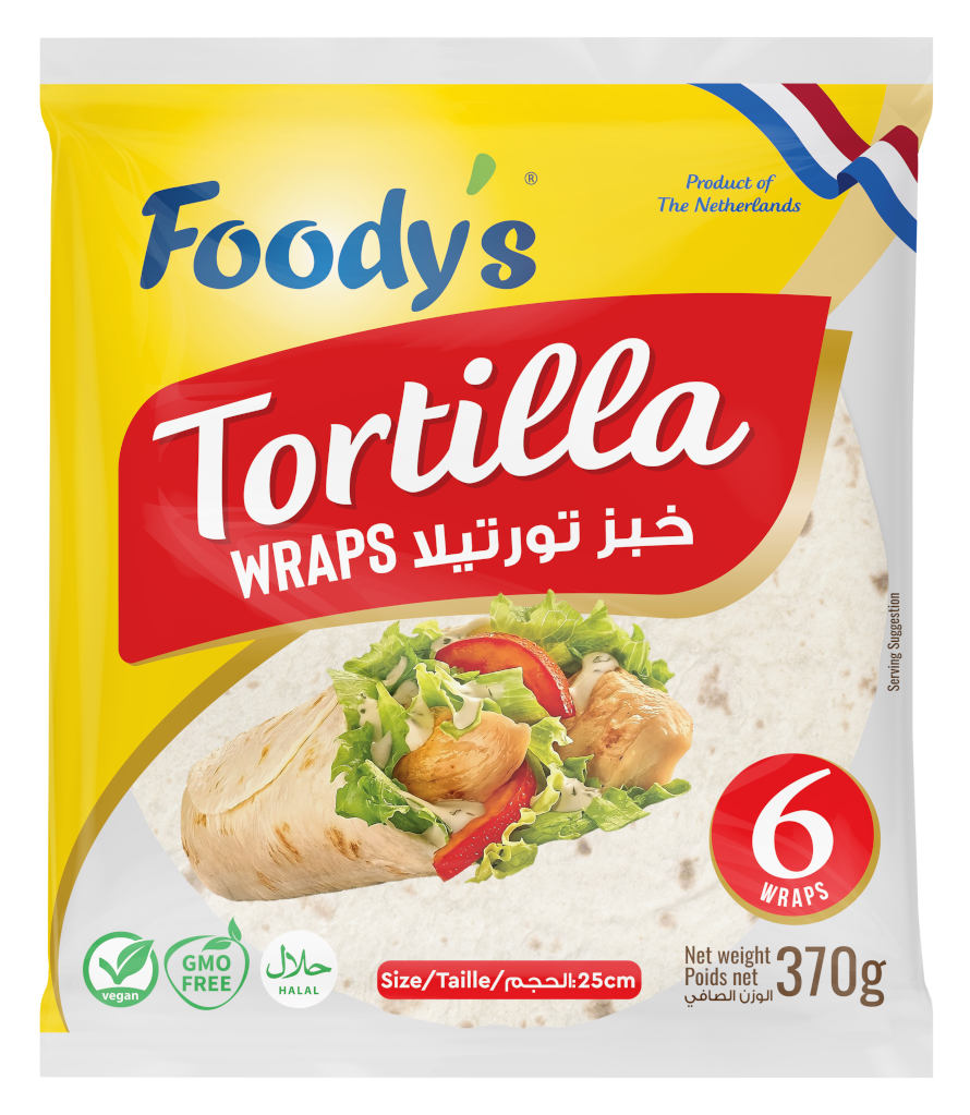 Foodys 25cm Tortilla 370 gr